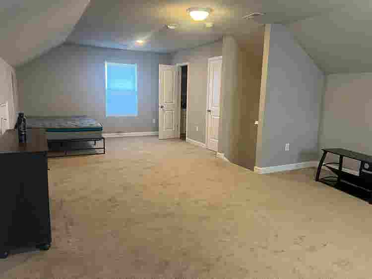 Loft area with half bath
