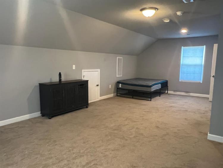 Loft area with half bath