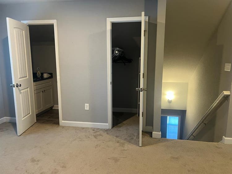 Loft area with half bath