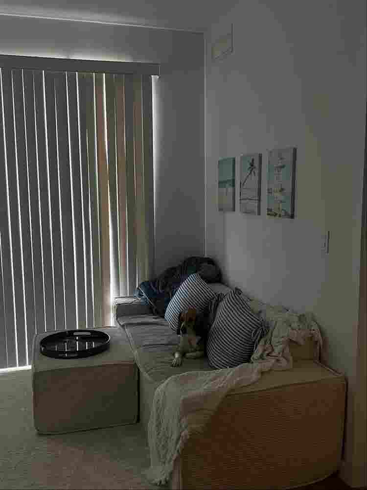 Private bedroom and bathroom
