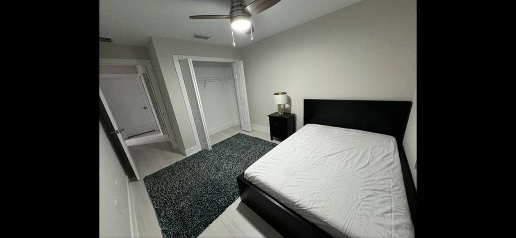 Furnished bedroom all included