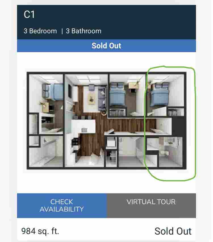 Offering Spring  
Sublease