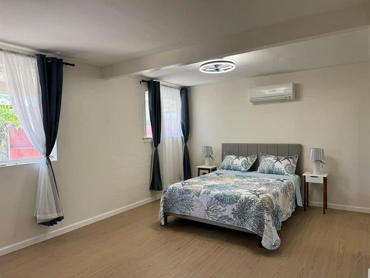 Master bedroom with private bath