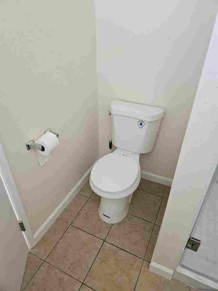 master bedroom and bathroom