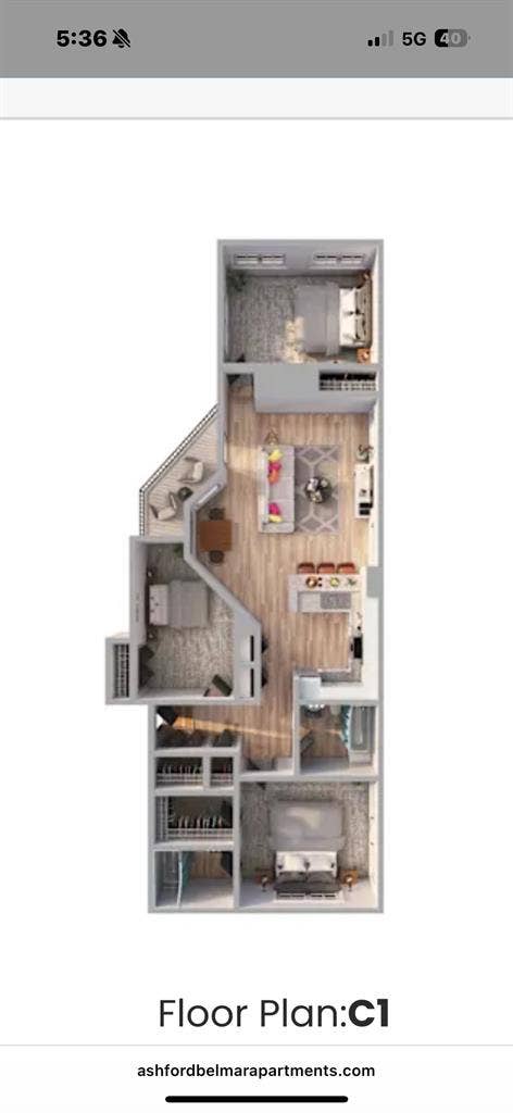 Three bedroom apartment