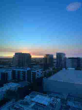 High rise luxury apartment complex
