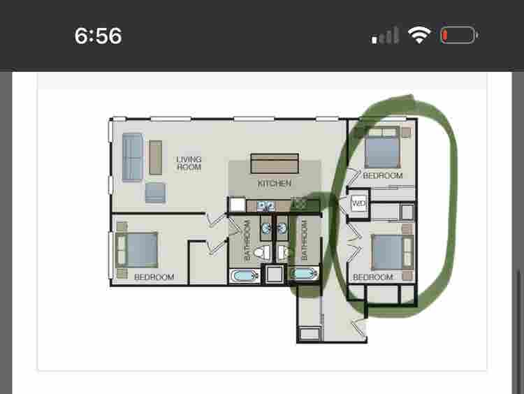High rise luxury apartment complex