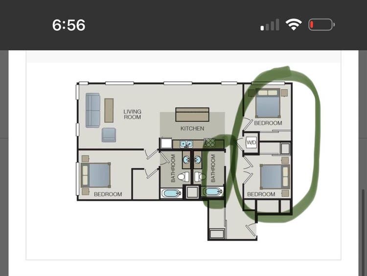 High rise luxury apartment complex