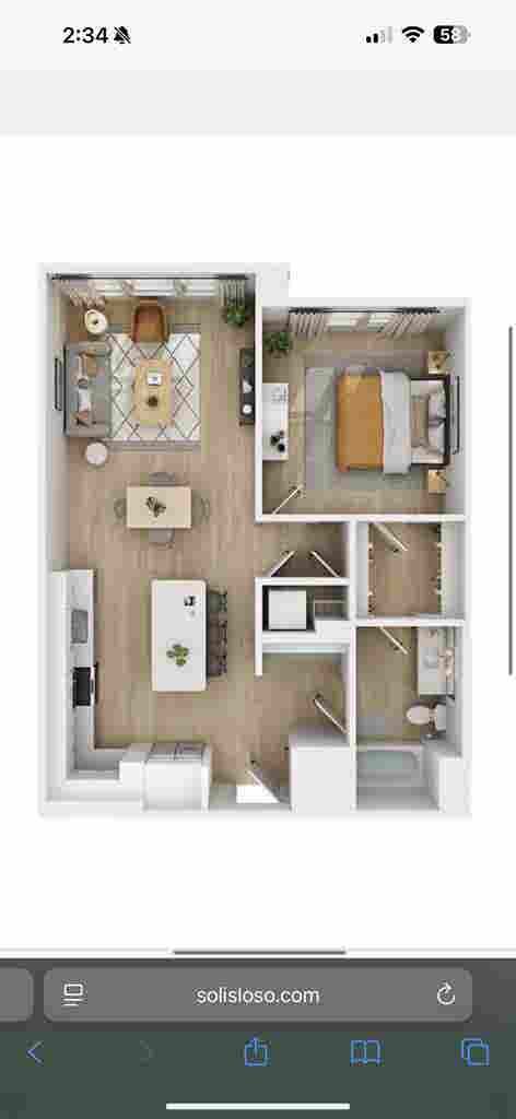Beautiful one bedroom apartment!