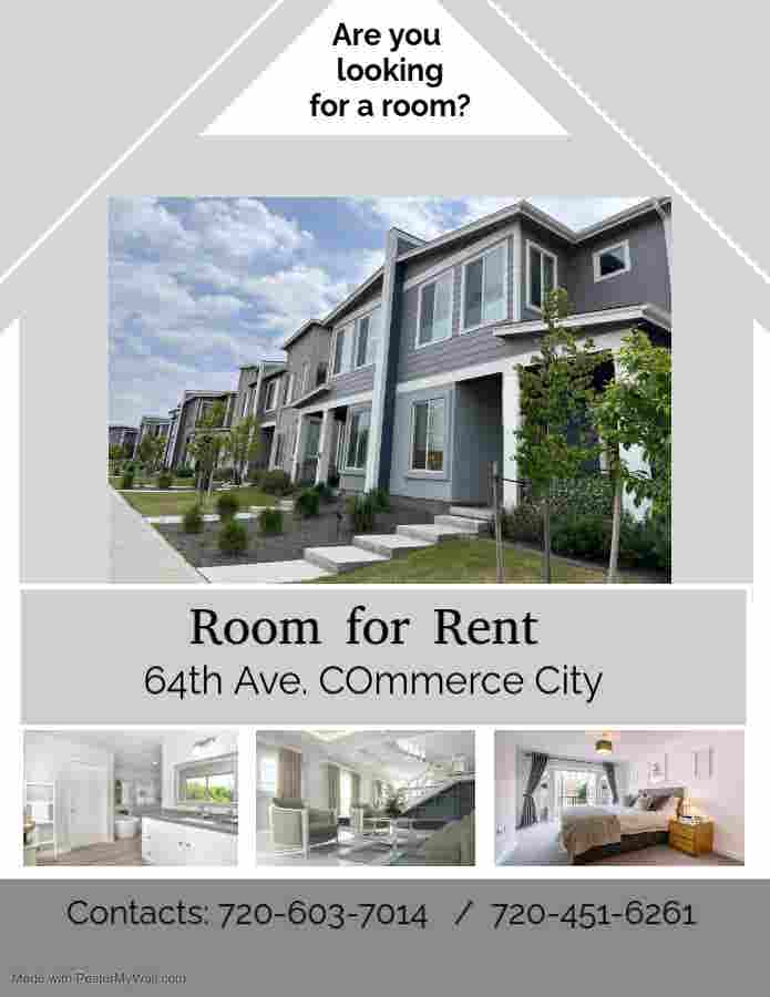 $ Room for rent in Commerce city