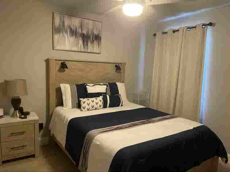 One bed room available
