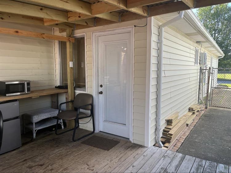 Private bathroom and bedroom