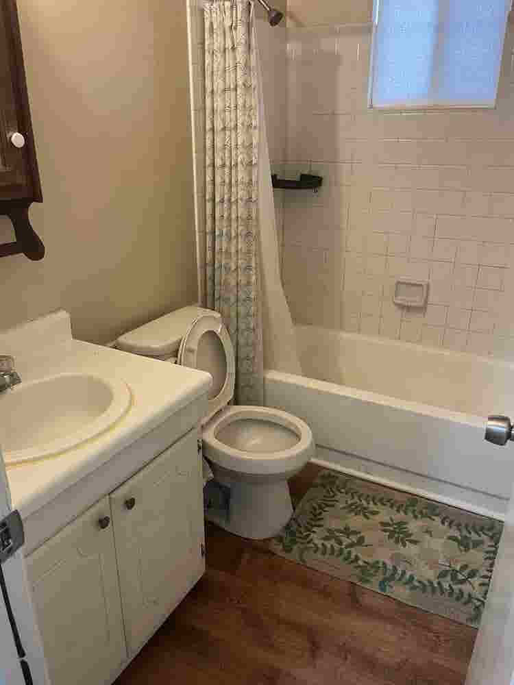 Private bathroom and bedroom