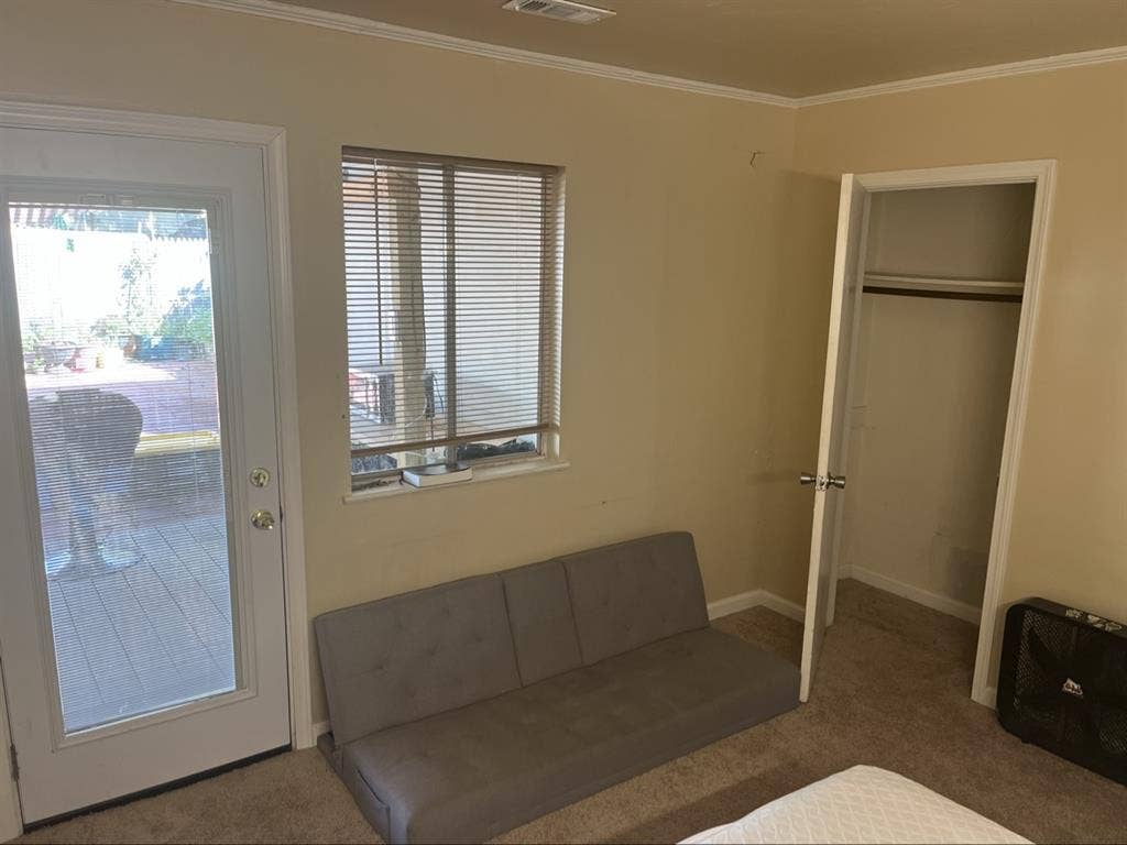 Private bathroom and bedroom