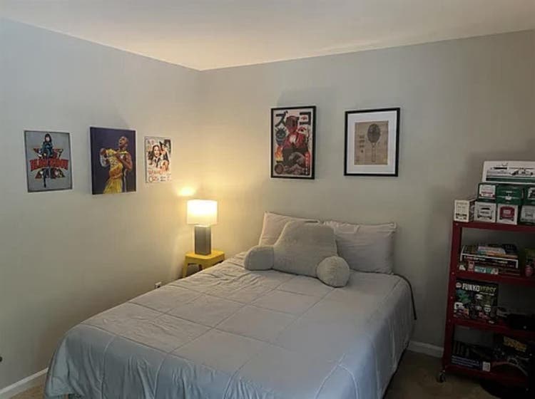 Bedroom with private bathroom!