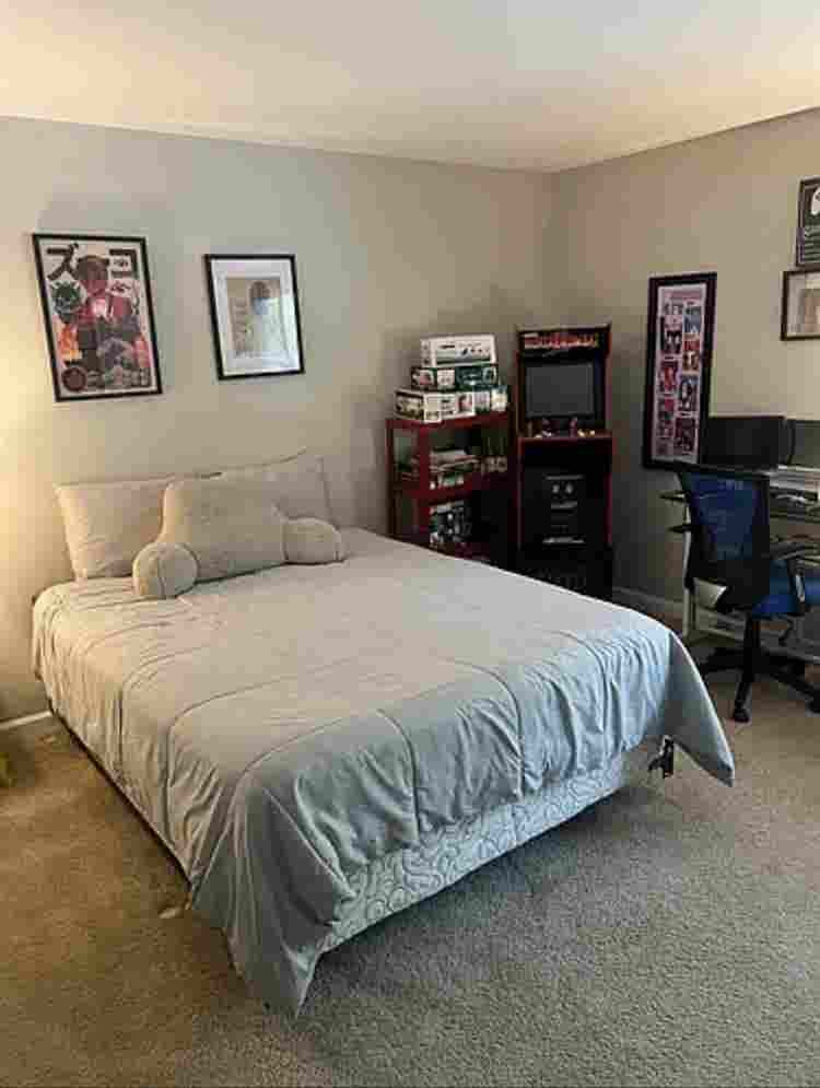 Bedroom with private bathroom!