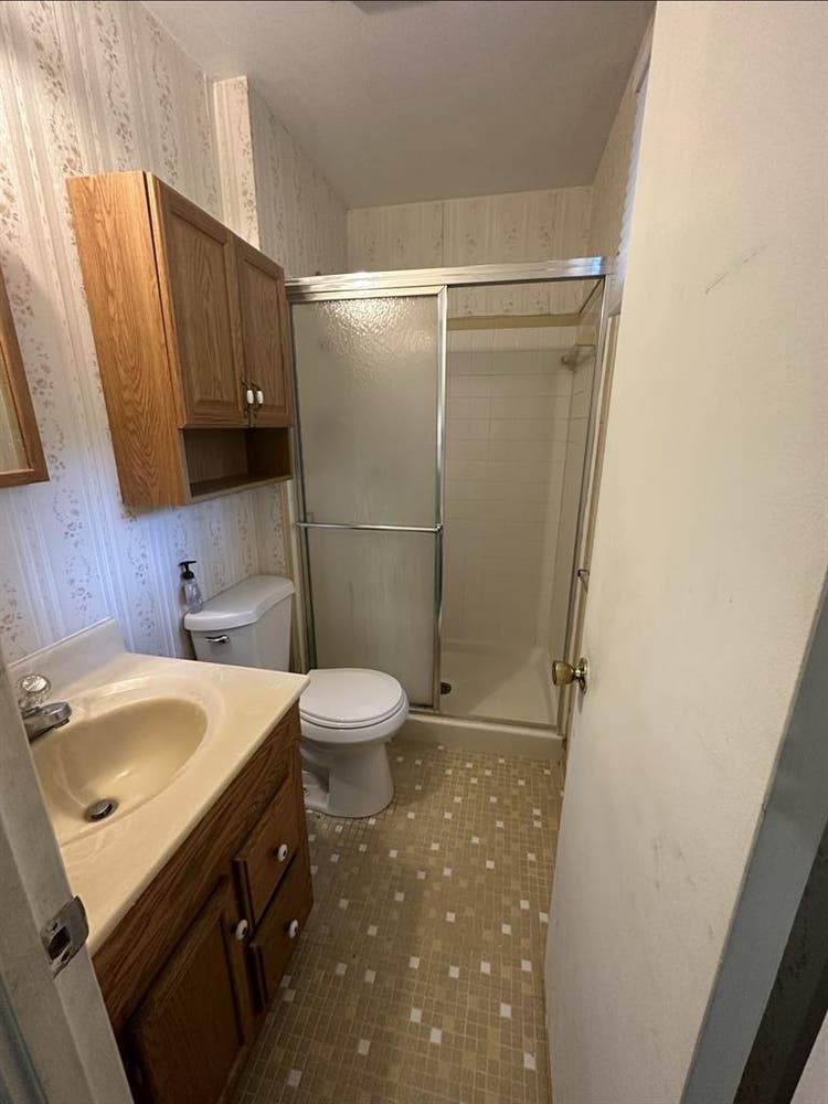 Large room with private bathroom