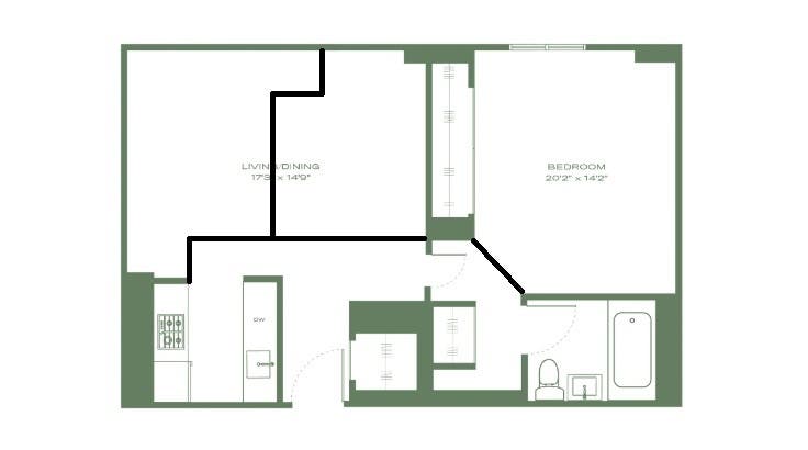 ✨Spacious TRUE Room Midtown South✨
