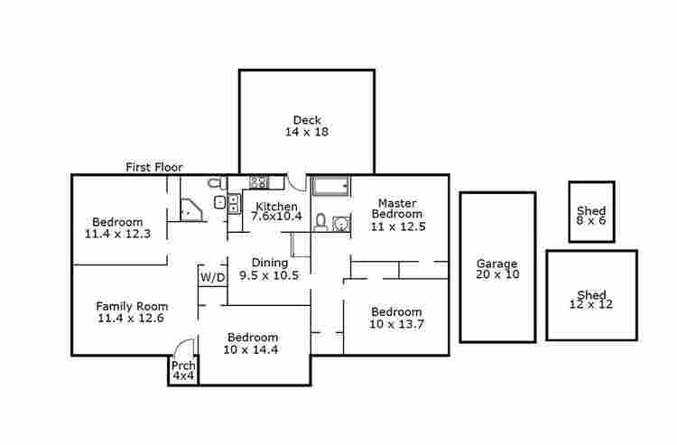 4 BR in Raleigh