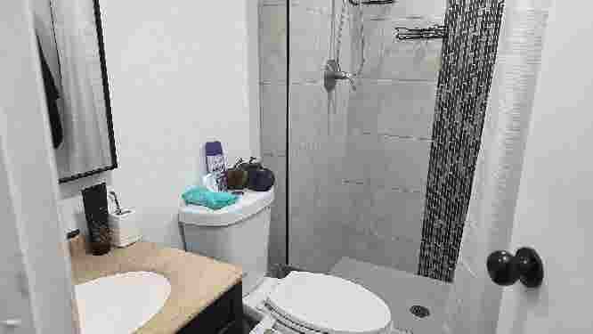 Private bed & bath