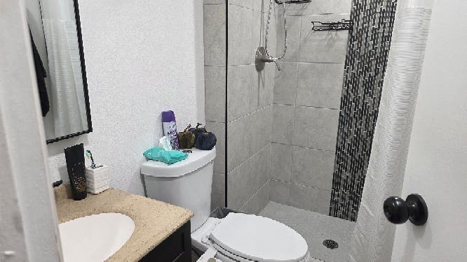 Private bed & bath