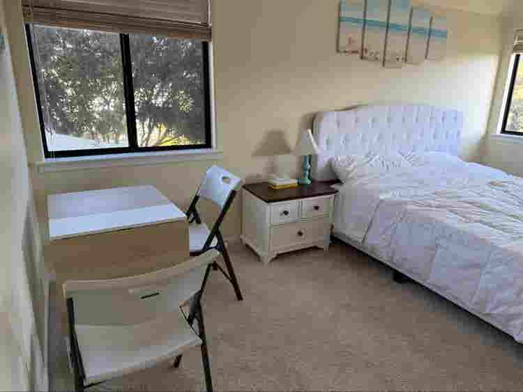 Oceanview bedroom with kitchenette