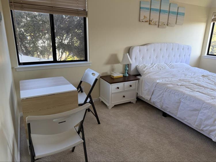 Oceanview bedroom with kitchenette