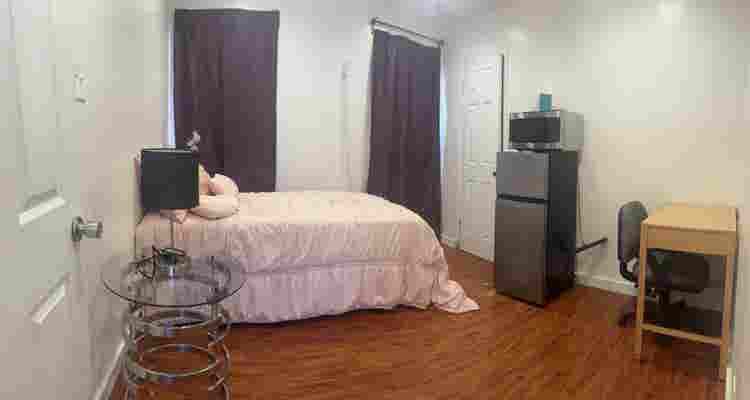 Furnished room shared bathroom