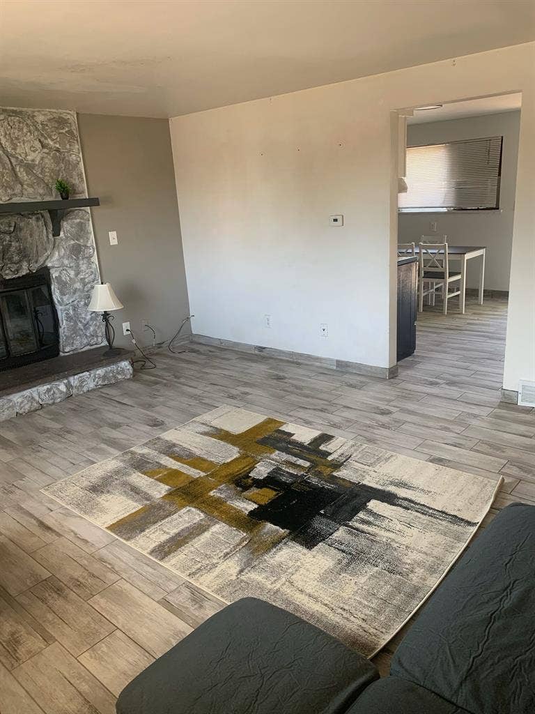 Main level room  view of waterfall