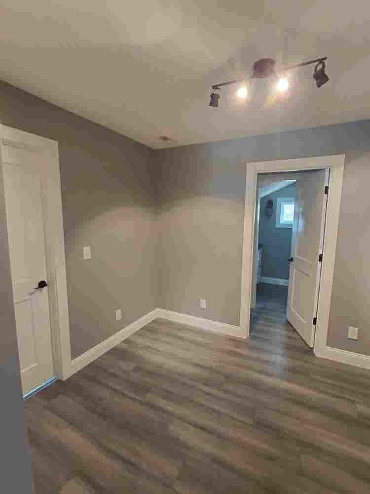 Upstairs room with private bathroom