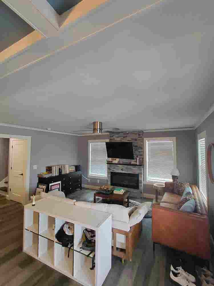 Upstairs room with private bathroom