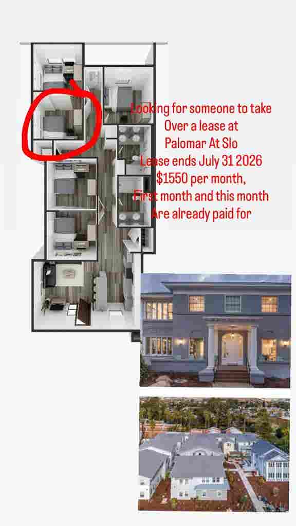 Lease open for one person