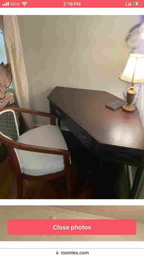 Furnished Room w/ private bath.