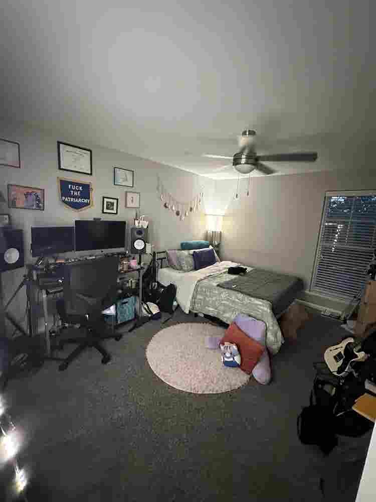 Room with private bathroom