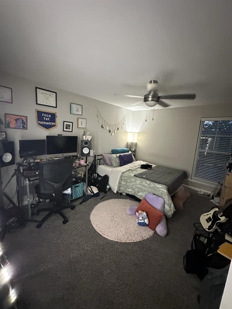 Room with private bathroom