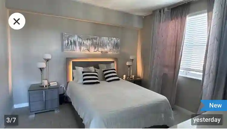 Waterfront furnished bedroom