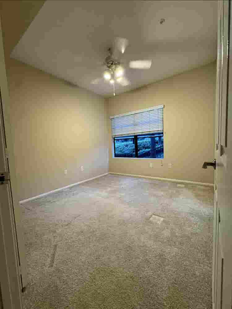 BEDROOM with shared bathroom