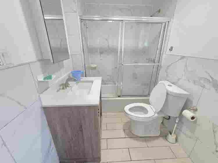 1 mid-size bedroom in a 3 bd apt