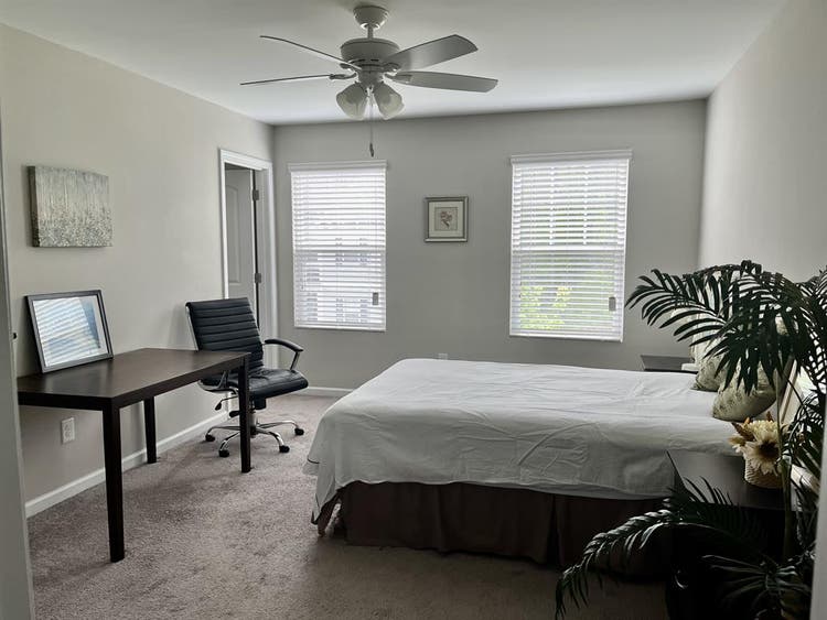 Master private bedroom private bath