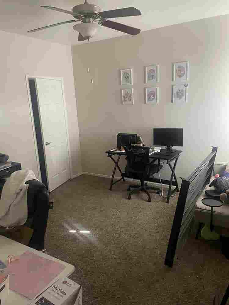 Fully furnished room and bathroom