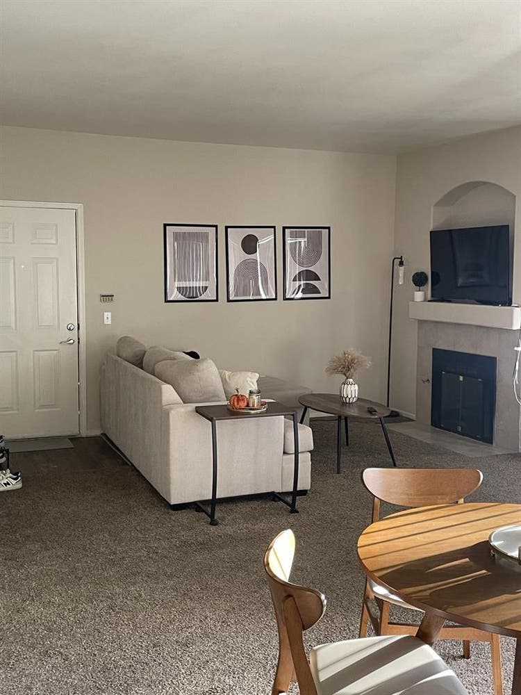 Fully furnished room and bathroom