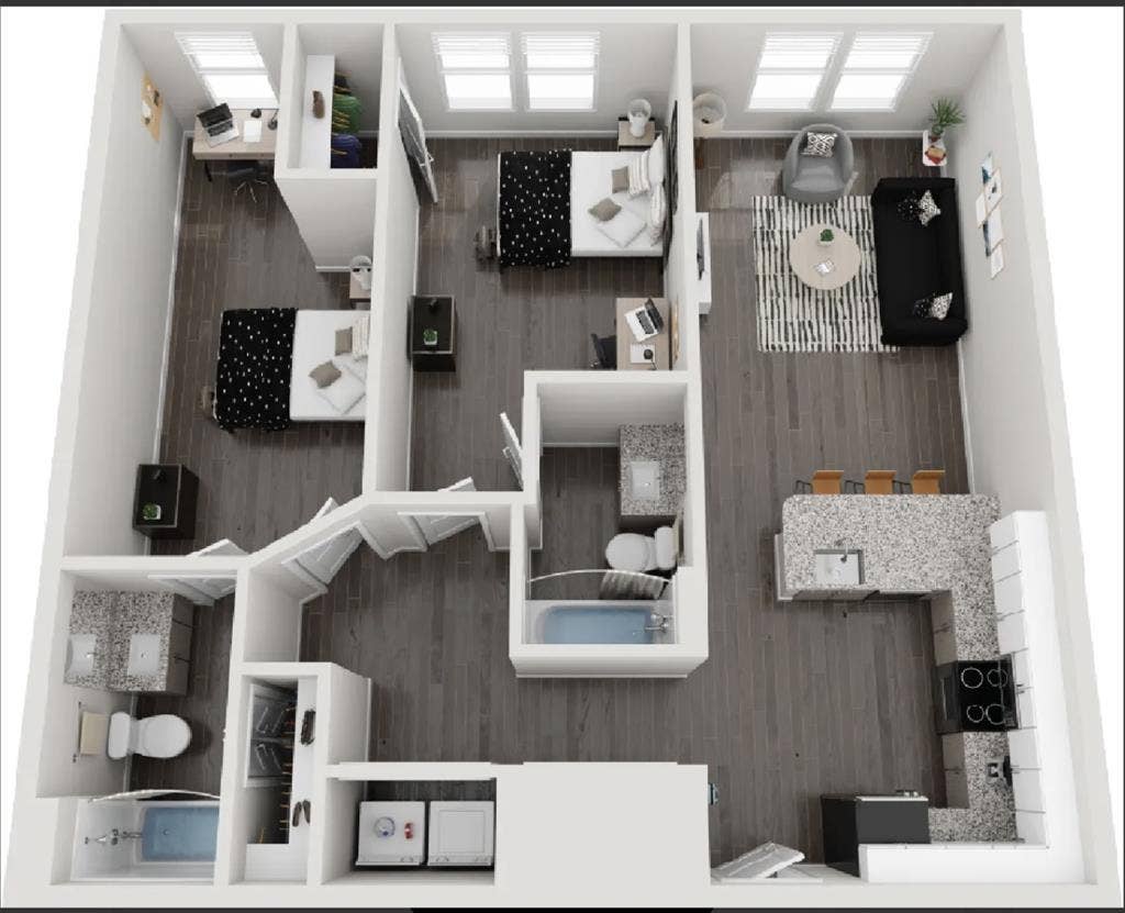 A B 
space available for rent