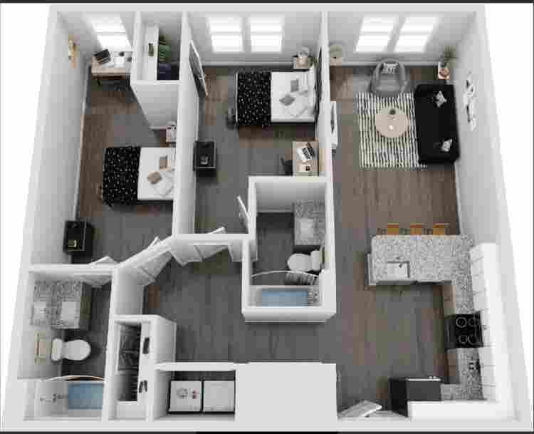 A B 
space available for rent