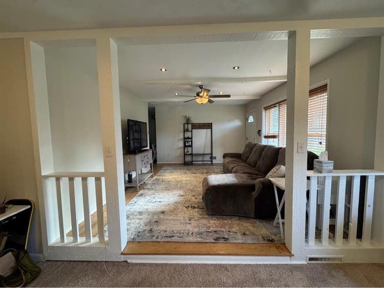 You get 2 private rooms + bathroom