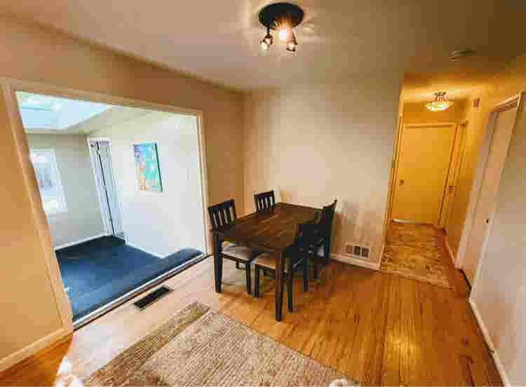 You get 2 private rooms + bathroom
