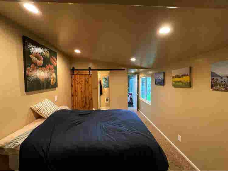 You get 2 private rooms + bathroom