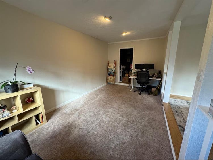 You get 2 private rooms + bathroom