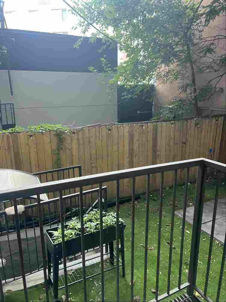 1 bed available in garden apartment