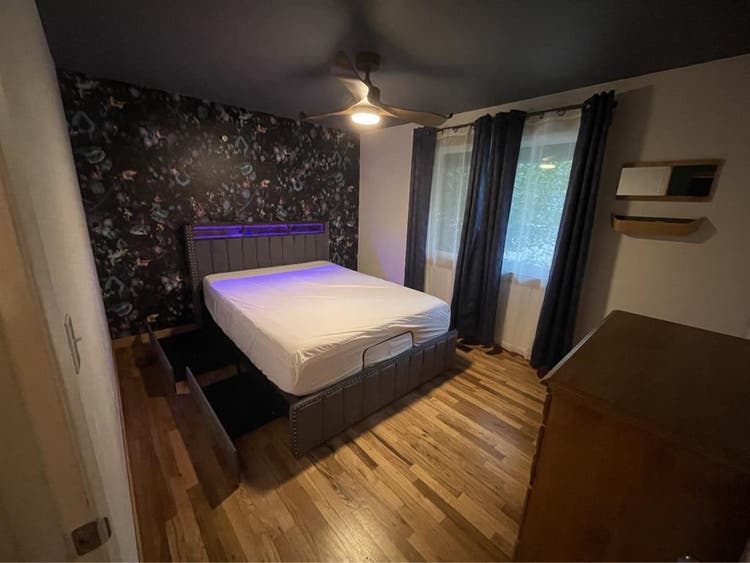 Furnished bedroom, house 1 roommate