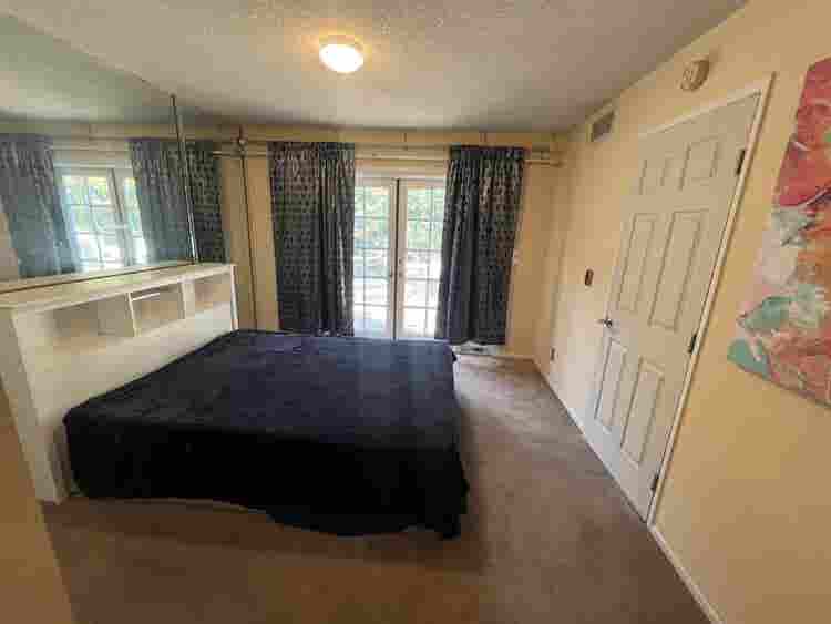Private room for rent .